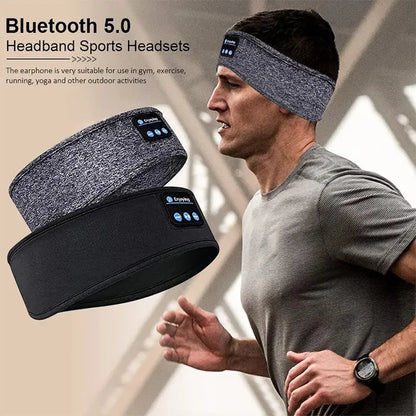 Fone Bluetooth Earphones Sports Sleeping Headband Elastic Wireless AliExpress