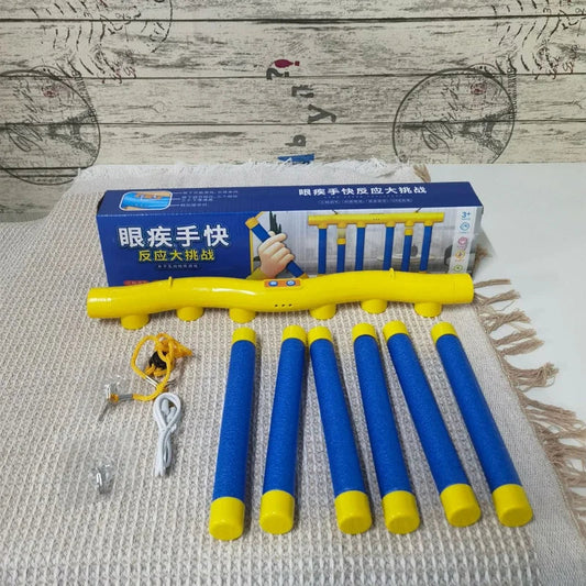 Challenge Falling Sticks Game Stick Catcher Machine Training Reaction Ability Educational Activity Parent-Child Family Party Toy GG Baby Store