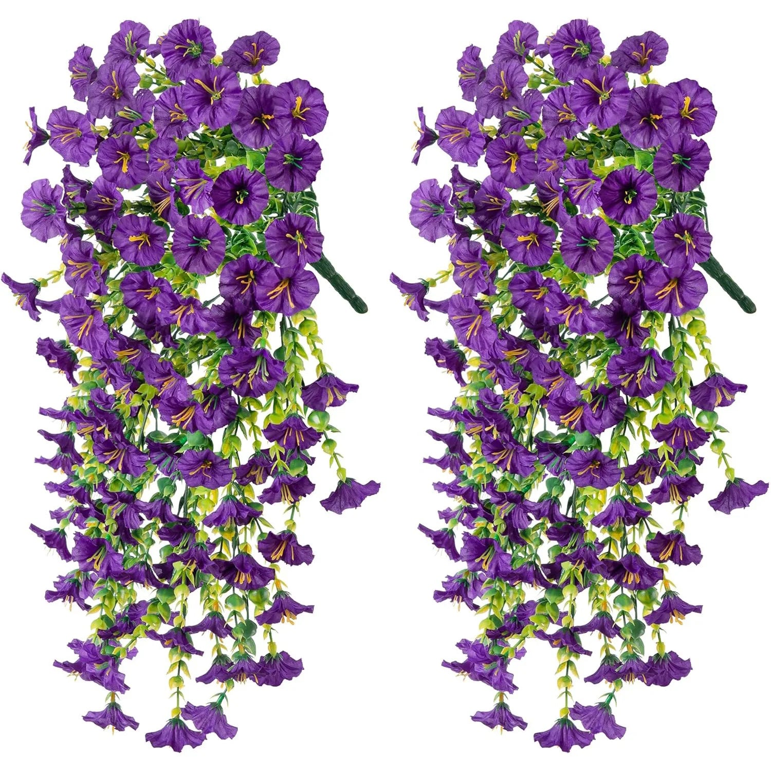 2pcs Artificial Hanging Flowers
