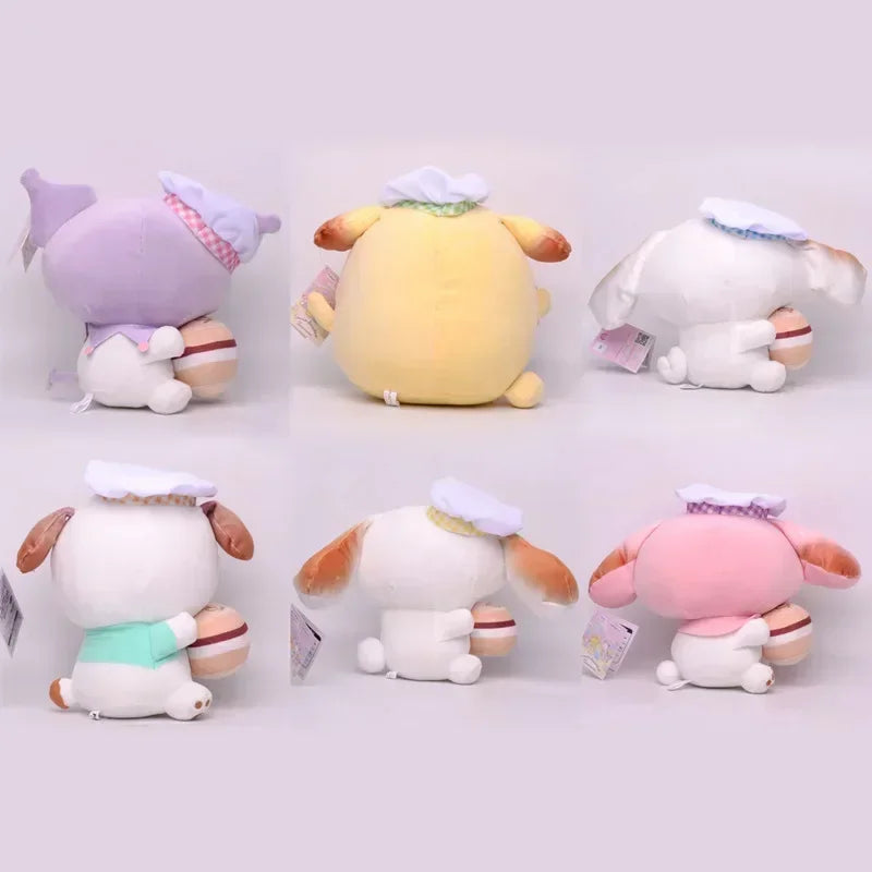 20cm Sanrio Cartoon Plush Toy Kawali Cinnamoroll Kuromi My Melody Soft FunnyCHood Store
