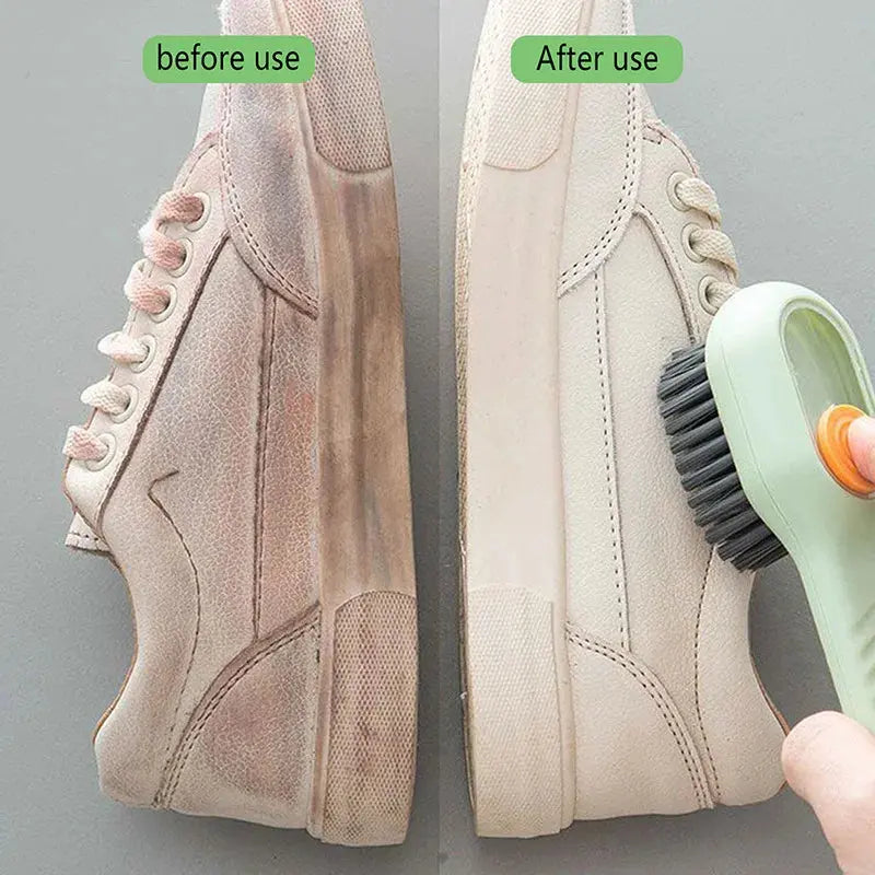 Multifunction Automatic Soap Liquid Adding Shoe Brush Soft-bristled