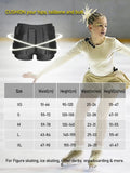 AVIVOR Padded Figure Skating Shorts Crash Butt Pads for Hips Tailbone Unisex Ice Sports