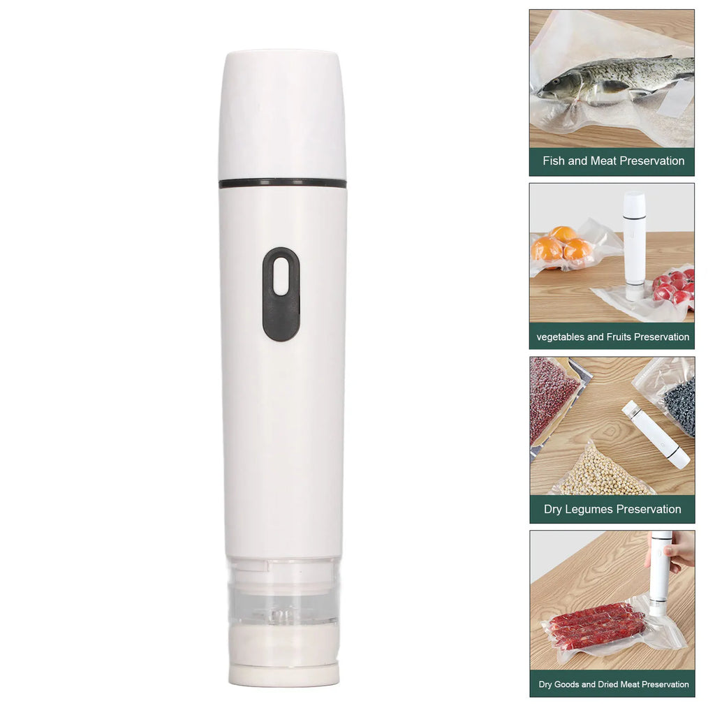 Air Pump Vacuum Sealer Electric Air Pump Electric Air Pump Handheld Vacuum Sealer Cordless Sealing Machine Tool for Food Storage