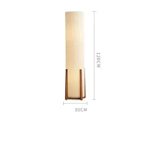 Chinese Fabric Floor Lamp – Zen-Inspired Wooden Lighting Homelover Light Store