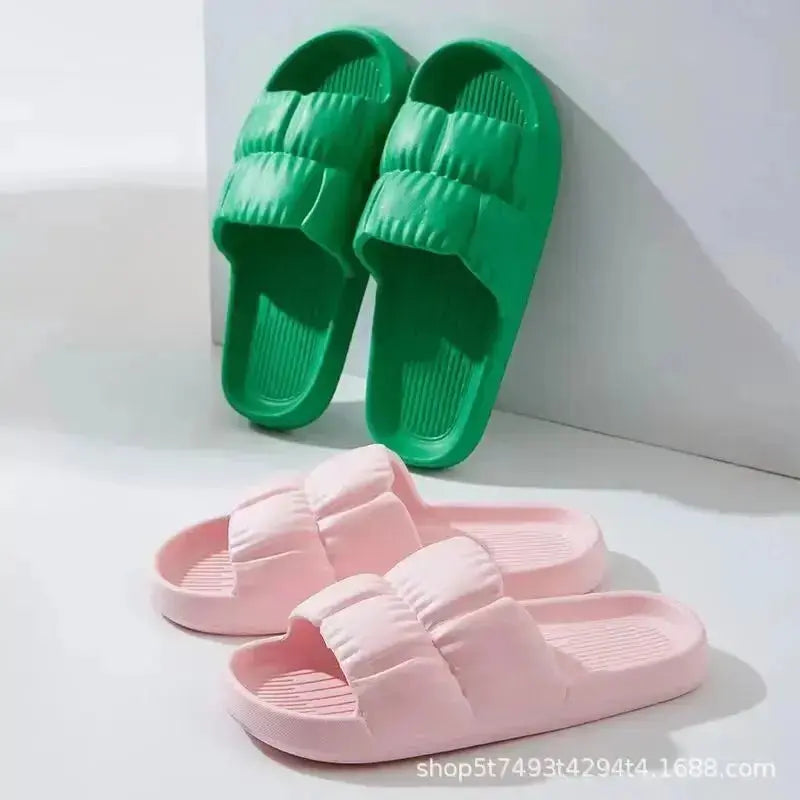 Pantuflas de Nube de Suela Blanda para Mujer Plataforma Gruesa para Interior y Exterior Playa