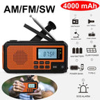 Emerson Emergency AM / FM Radio with Weather Band and Power Bank Black Lavender