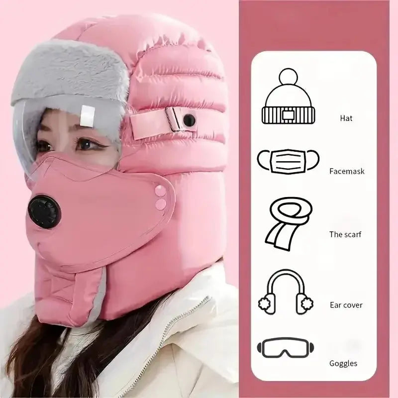 Outdoor Winter Fashion Warm Hat Men Winter Thicken Ski Hats for Women AliExpress