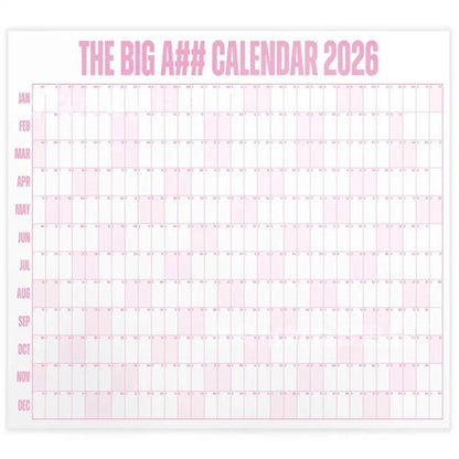 FocusFlow™ 2026 Year-at-a-Glance Planner 🖊️📅