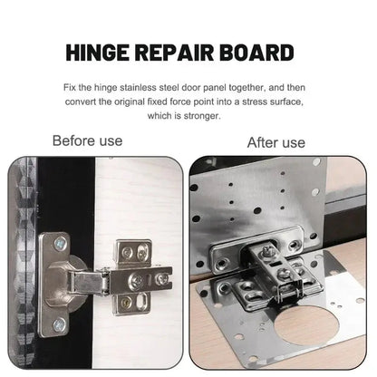 Stainless Steel Hinge Repair Plate Kits Cabinet Furniture Drawer Table AliExpress