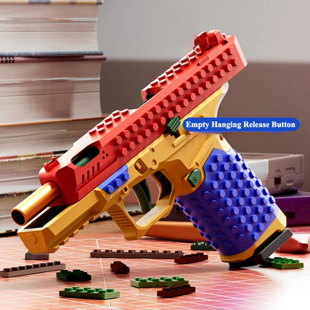 BrickBlaze™ Bláster de juguete DIY 🔥🧱 Crea tu potencia de fuego