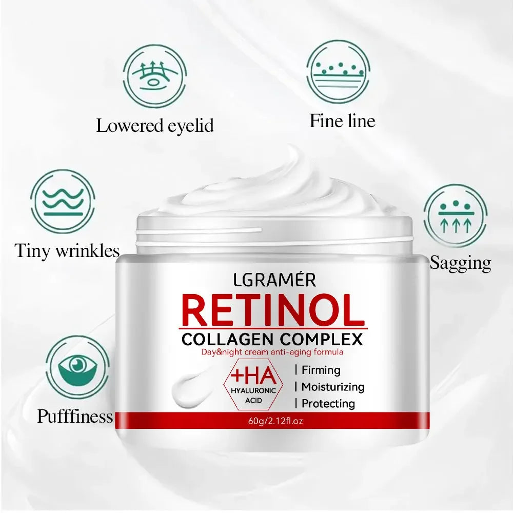Retinol &amp; Collagen Face Cream YOUNGCOME BEAUTY Store