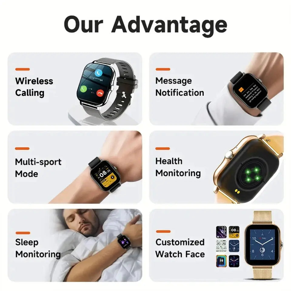 For Xiaomi SmartWatch Android Phone 1.44" Color Screen Full Touch