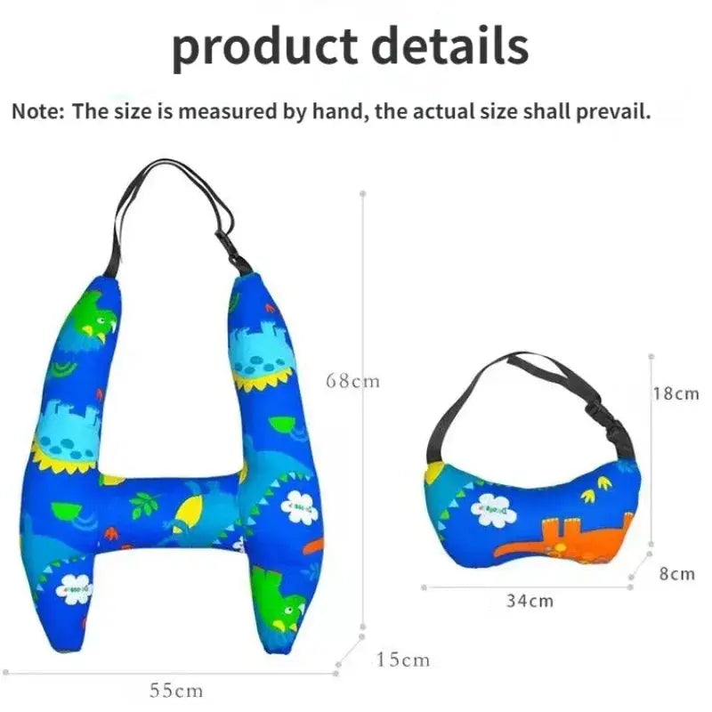 1 Set Cute Kid and Adult Car Sleeping Neck Head Support H-Shape Travel