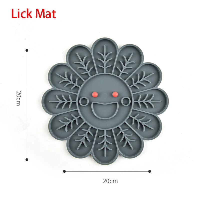 Fish Shape Silicone Lick Mat - Slow Feeding Food Bowl for Pets CDDMPET Official Store