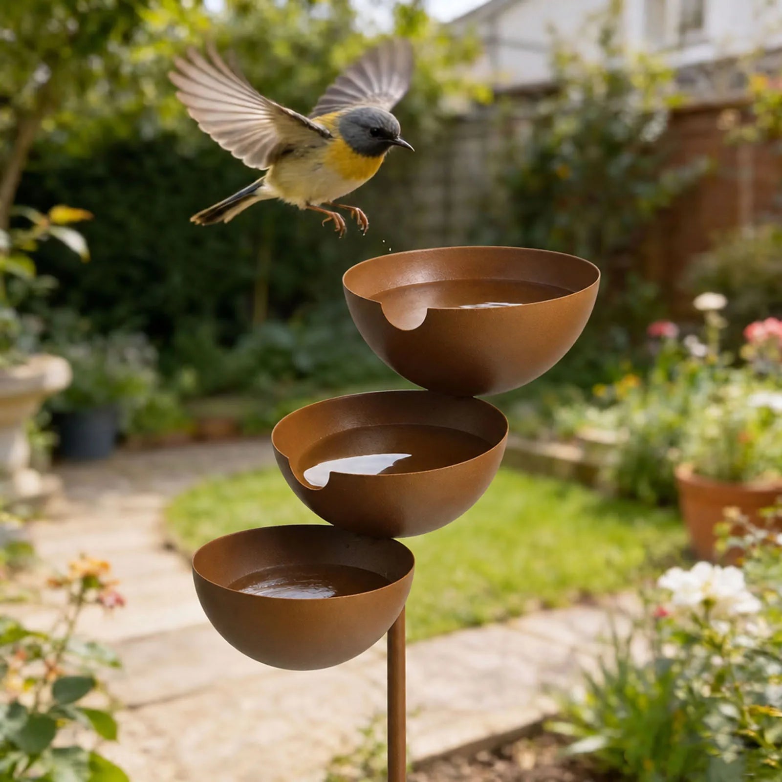 RainSong™ Bird Bath 🌿🐦 — Welcome Birds with Every Rainfall