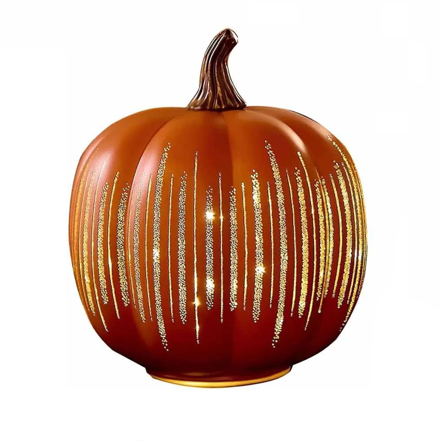 Calabazas Crepusculares – ¡Decoración de Halloween Escalofriante y Brillante!