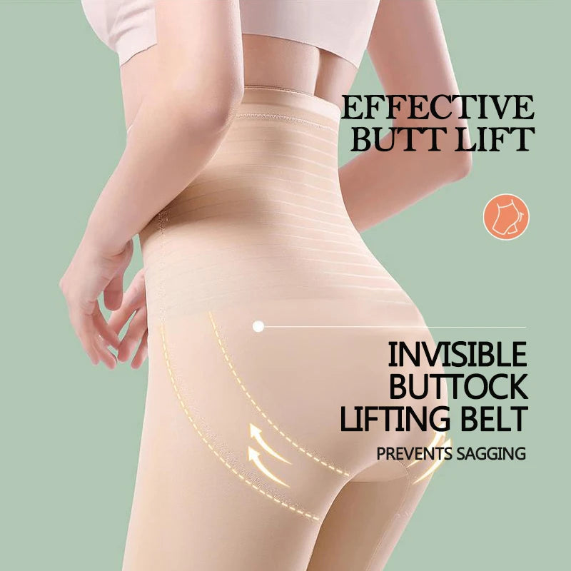 Womens High Waist Shapewear Tummy Control Body Shaper Panties Zip Hooks Waist Trainer Butt Lift Underpants Woman Underwear Panty YUEYUN QING Stor Store