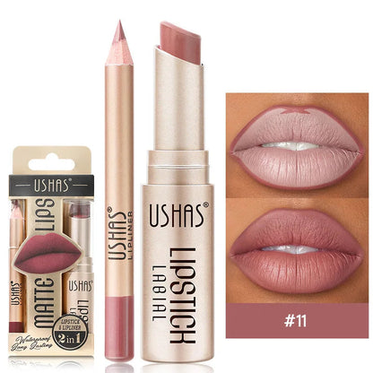 12 Color Lip Liner + LIPSTICK Set Stone's Store
