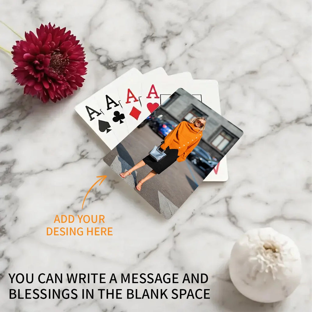 SnapDeck™ Tarjetas personalizadas con fotos 🃏📸 Tus recuerdos, en cada mano