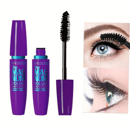 4D Black Mascara Thickening, Lengthening, Curling, Waterproof Liquid Fiber Mascara CR Cosmetic Store