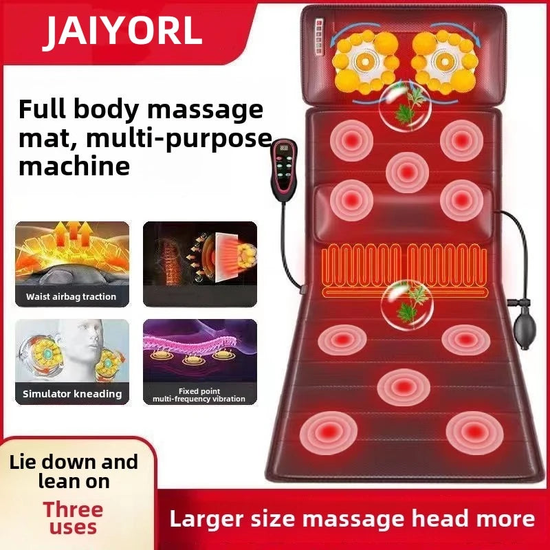 Heavenly Heat Mattress: Full-Body Massage & Warming Comfort for Ultimate Relaxation! Stone's Store