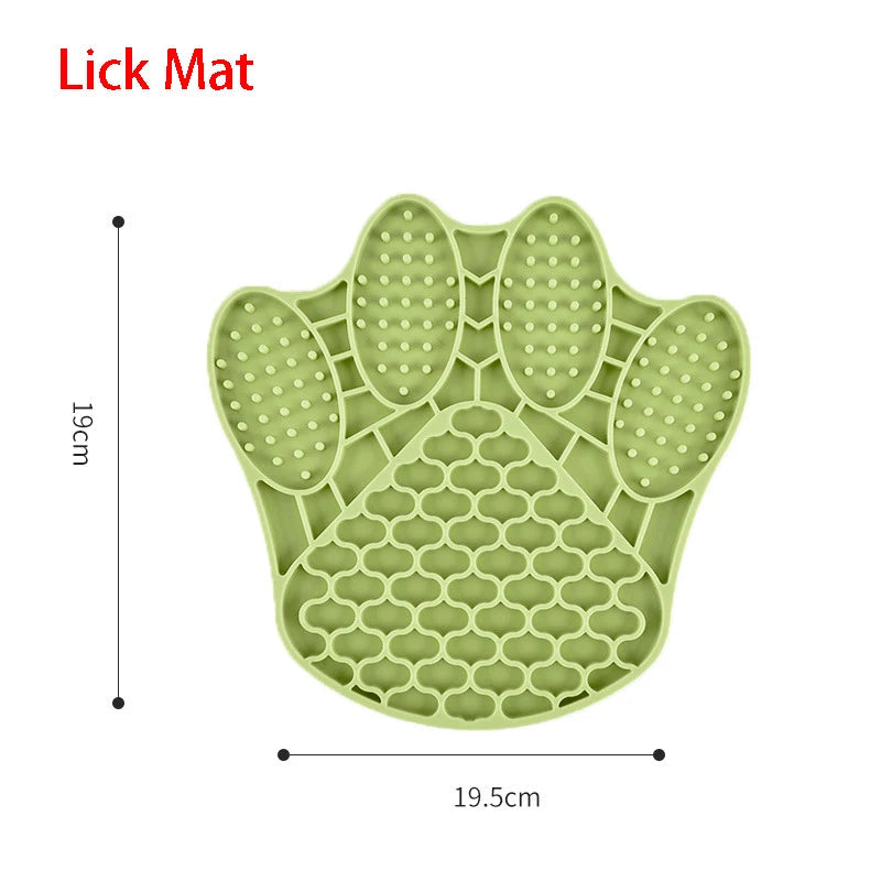 Fish Shape Silicone Lick Mat - Slow Feeding Food Bowl for Pets CDDMPET Official Store