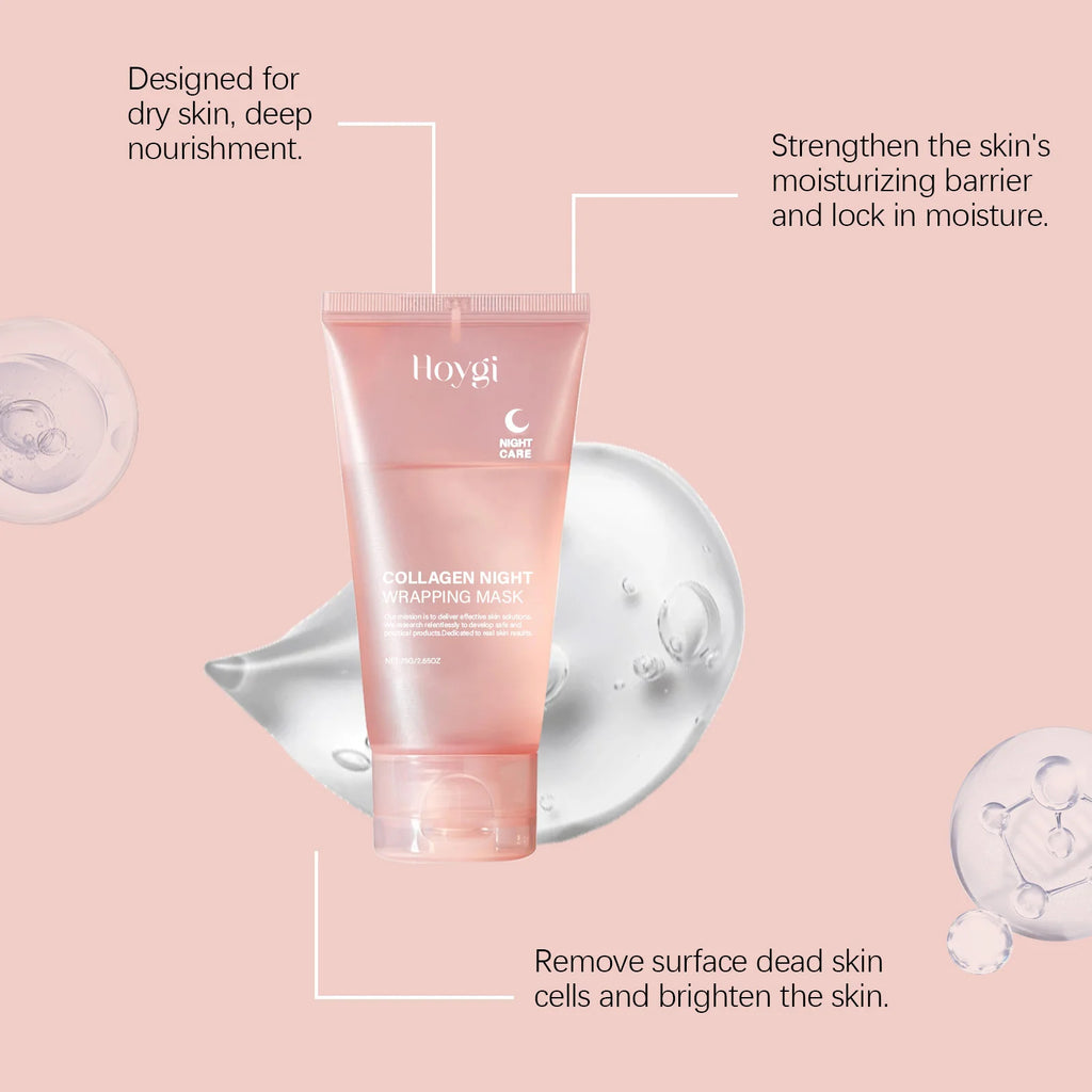 GlowWrap™ Collagen Night Mask 🌙✨ Wake Up Radiant