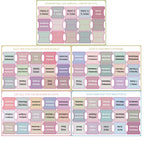 5 Sheets(75pcs) Bible Tabs Large Print And Easy-To-Read Bible Journaling Supplies Self-Adhesive Index Label Sticker Stationery A+ Good Store