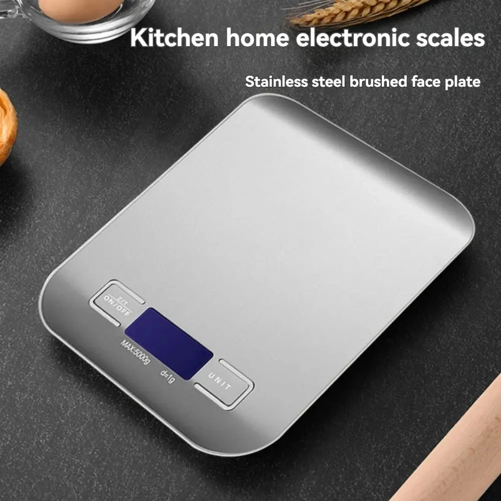 5kg/10kg Flat Kitchen Electronic Scale Baking Tea Gram Scale Household Kg Ingredients Weighing Scale Accurate Portable Scale Shop1103841118 Store