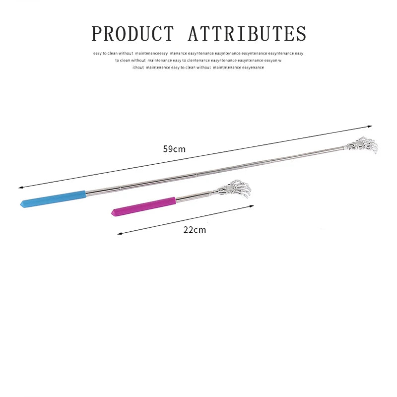 Retractable Stainless Steel Claw Massager For Back Massage Promotion Tools Blood Circulation Relax Health Back Scratcher Tool Stone's Store