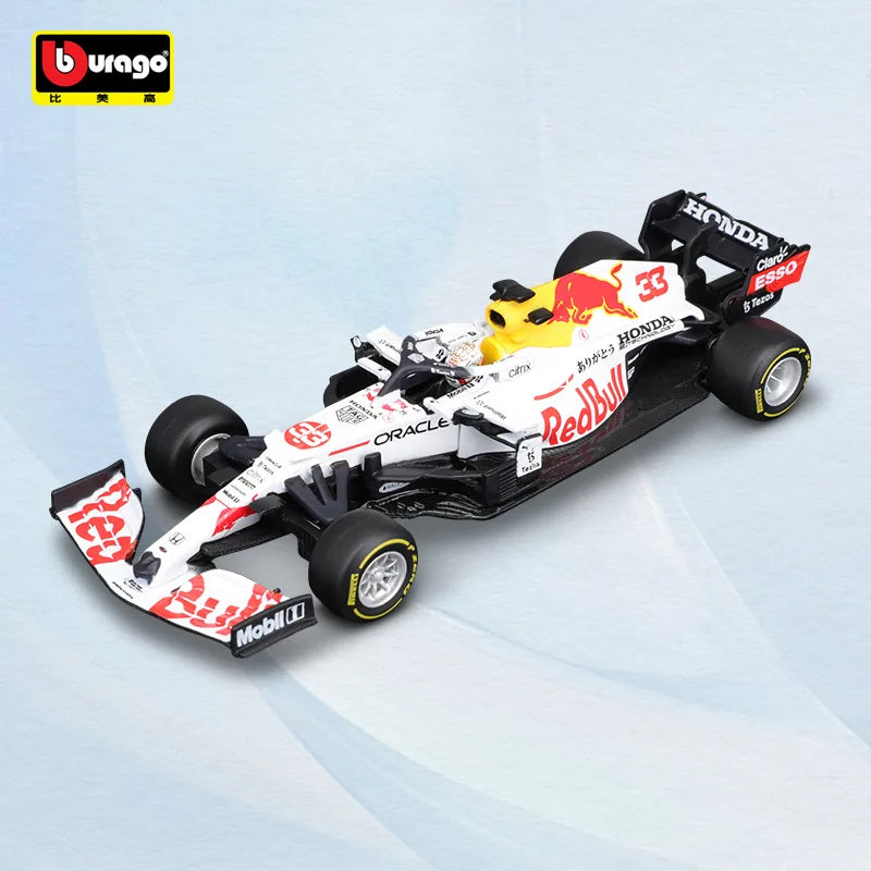 Red Bull Racing F1 RB18 1:8 2558pcs MOONCAT Figure Toy Store