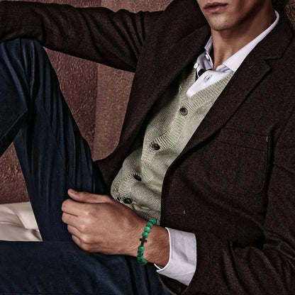 Men's Prayer Onyx Meditation Beads Bracelets Stone's Store