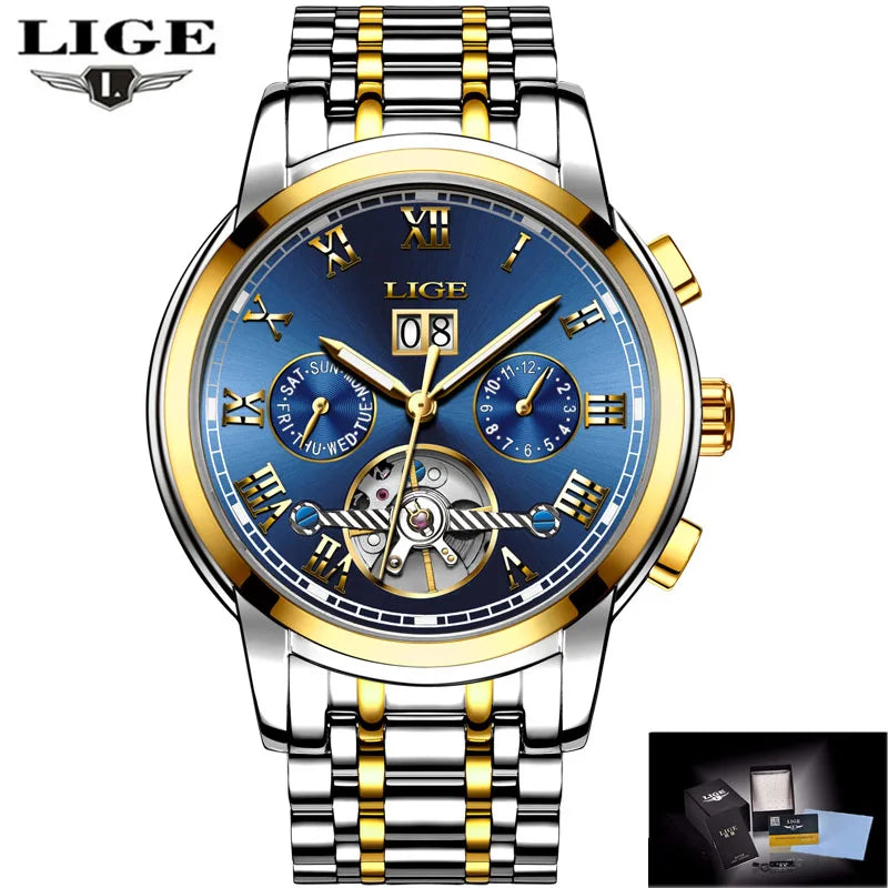 CrystalX Skeleton Men's Mechanical Watch South Bay Evans General Store