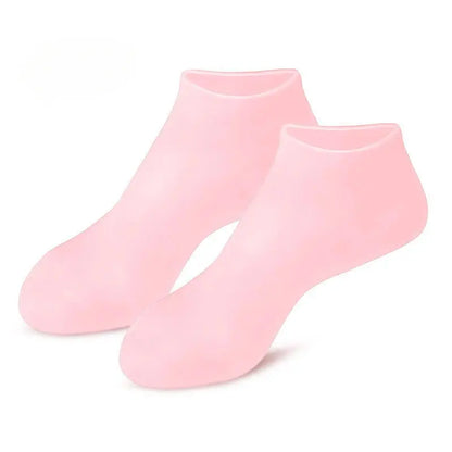 1 Pair Silicone Moisturizing Socks Exfoliating Gel Heel Socks Callus Cracked Dead Skin Remove Protector Pain Relief Foot Care WOW Beautiful Girl Store