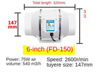 4inch 220V Exhaust Fans Home Silent Inline Pipe Duct Fan Bathroom Extractor Ventilation Kitchen Toilet Wall Air Clean Ventilator Chcyus Official Store