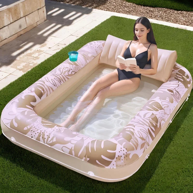 SunLuxe™ Tanning Float ☀️💦 — Relax & Tan in Total Comfort