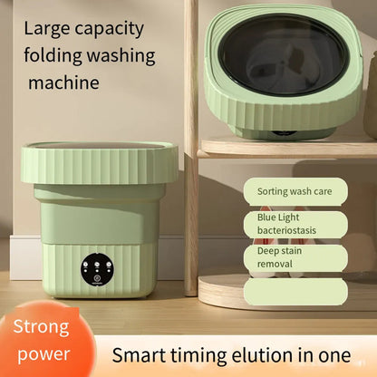 6L 11L Folding Portable Washing Machine Big Capacity with Spin Dryer AliExpress