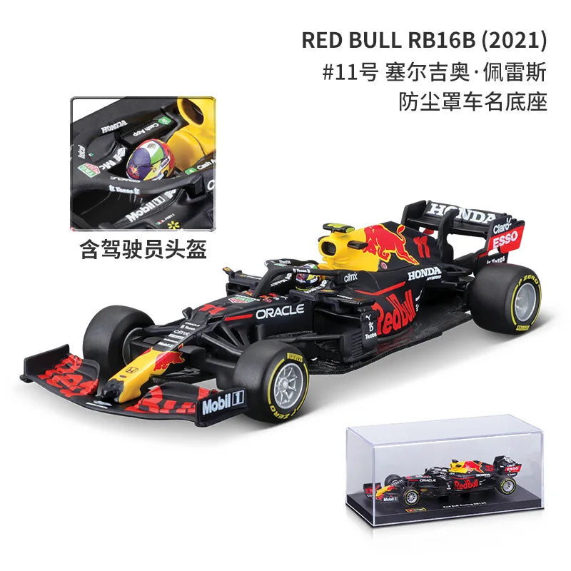 Red Bull Racing F1 RB18 1:8 2558pcs MOONCAT Figure Toy Store