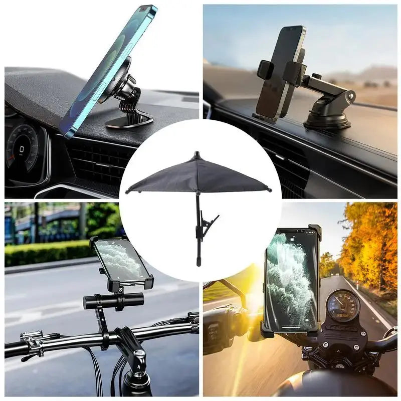 Phone Shade Umbrella Sun Shield Umbrella Phone Holder Adjustable