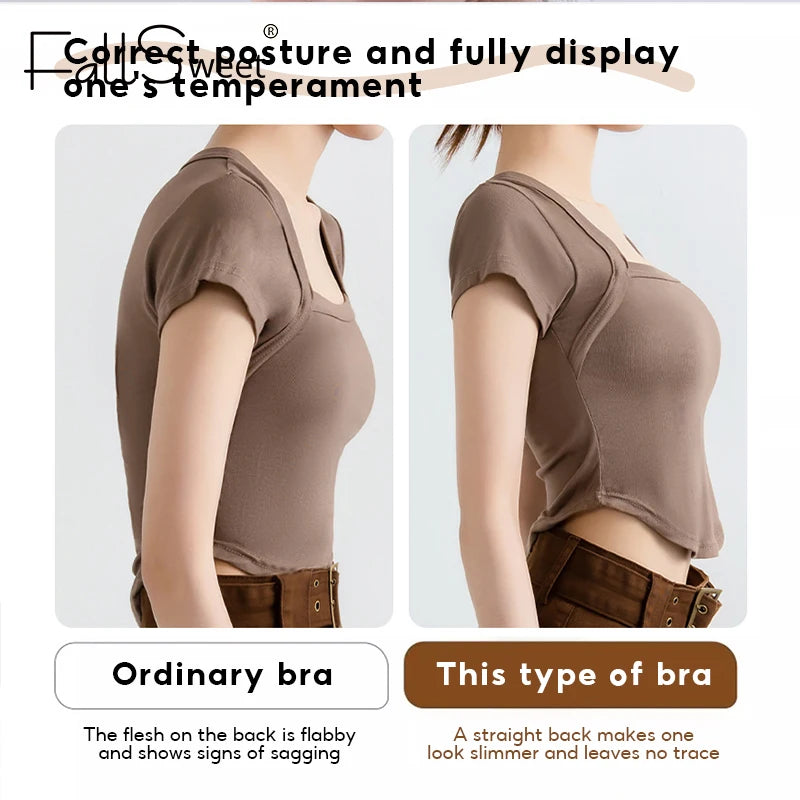 AlignLift™ – Sujetador postural con cierre frontal y soporte cruzado en la espalda 💪