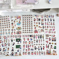 6pcs/10pcs Set Y2K Random Cute Glitter Laser Sticker for Phone Camera Luggage Journal Sticker Kawaii Decoration Sticker Gift Gamilike Store