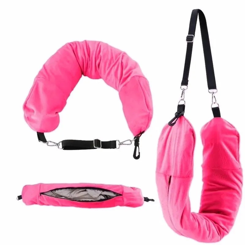 PackPillow™ Almohada de viaje para el cuello ✈️ — Rellena con ropa, ahorra espacio