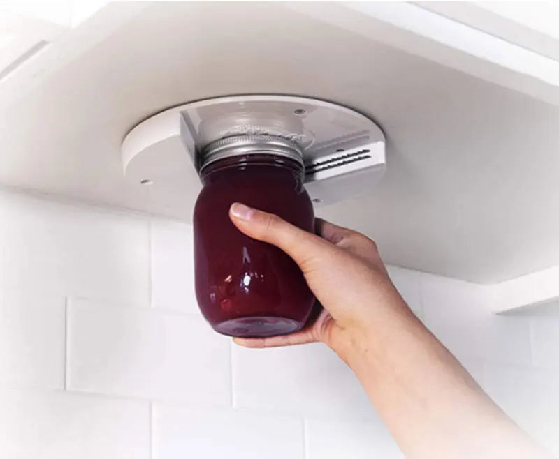 Multifunction Can Opener Cabinet Under Jar Opening Tool Professional Bottle Quick Opener Fast Lid Remover Kitchen Accessories Global Home Furnishing Store