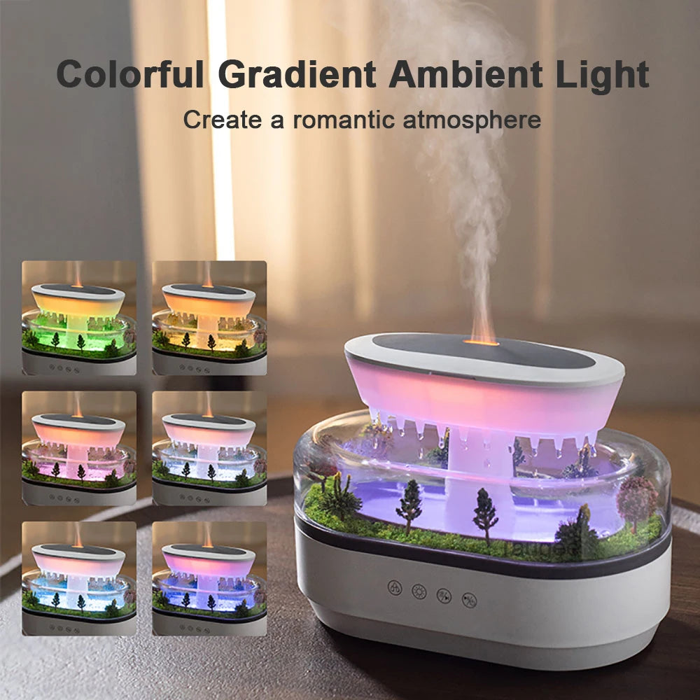 Raindrop Glow – Humidifier & Ambient Light in One Keajor Appliances Store