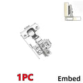 New 4/2/1Pc Stainless Steel Cabinet Door Hinges Hydraulic Damper AliExpress