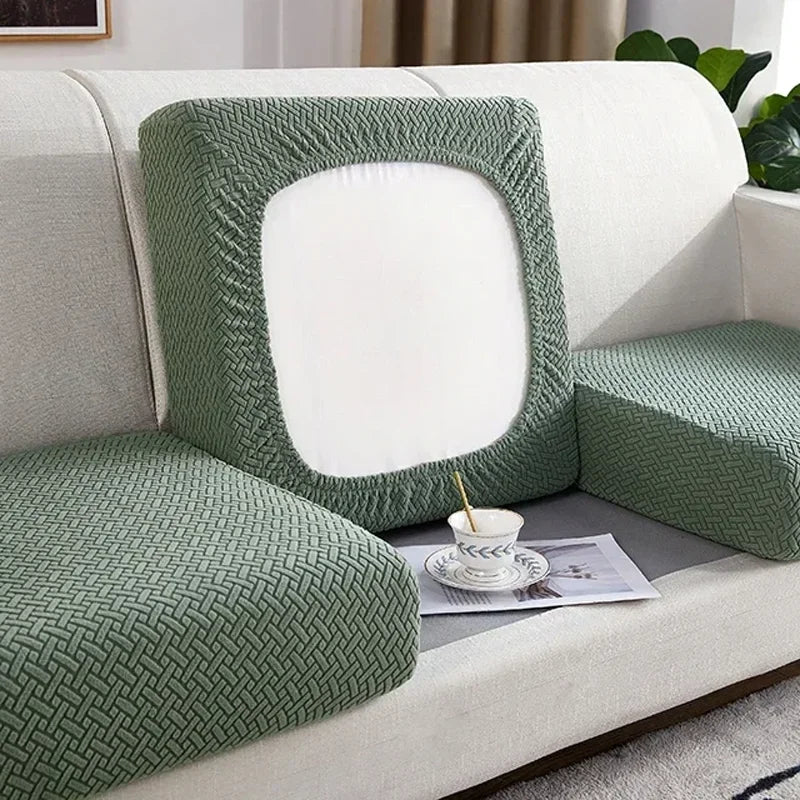 Premium Stretch Velvet Sofa Cover – Washable, Non-Slip, Pet & Kid Friendly