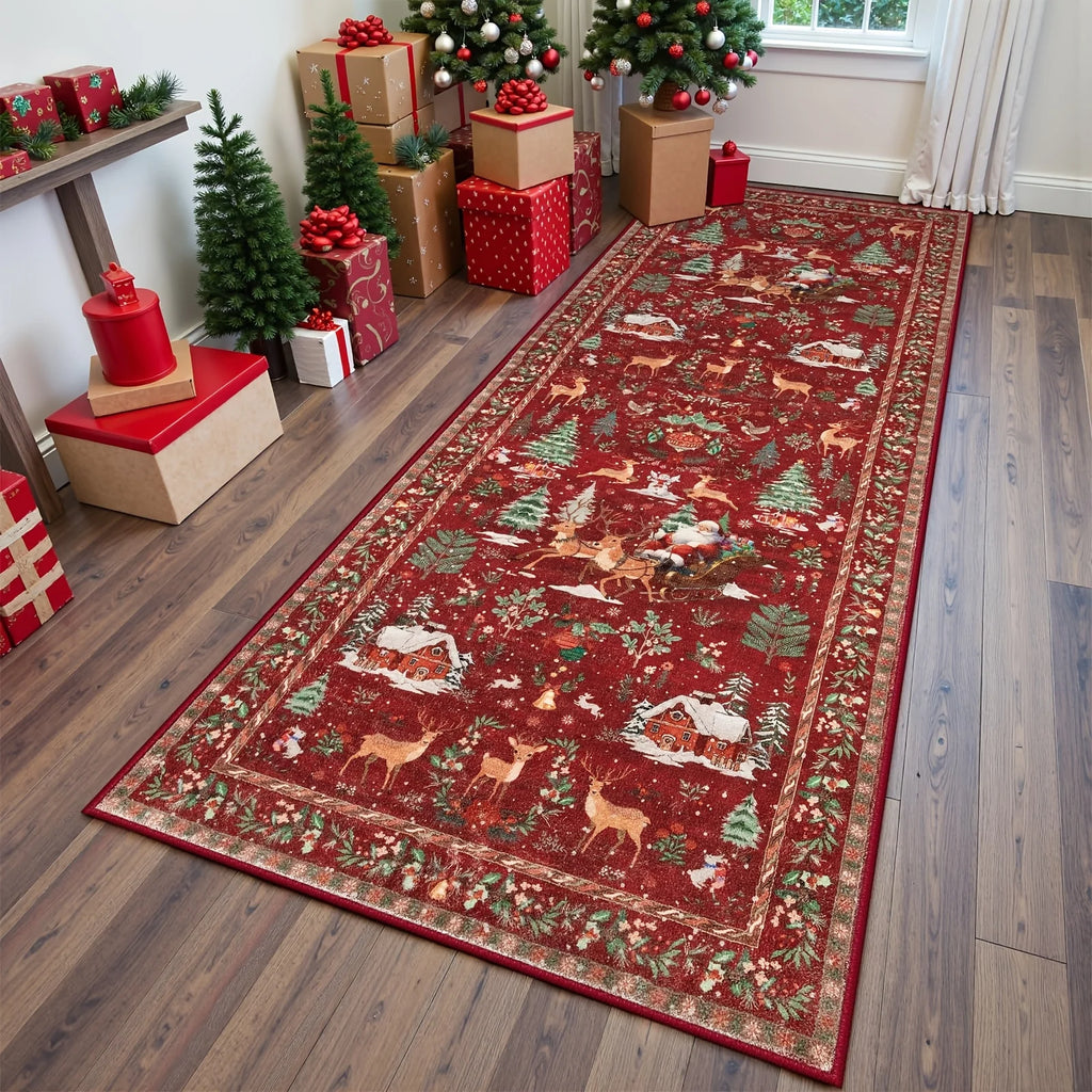 SantaStep™ – Alfombra de corredor para árbol de Navidad 🎄
