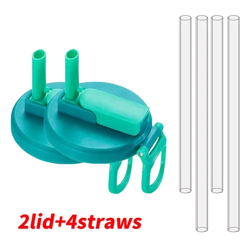 Reusable Silicone Straws with Soda Can Lids - Travel-Friendly, Eco-Friendly AliExpress