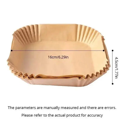 50Pcs Air Fryer Disposable Paper Non-Stick Airfryer Baking Papers AliExpress