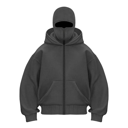 Y2K Gothic Harajuku Double Hat Design Sportswear Winter New Hoodie AliExpress